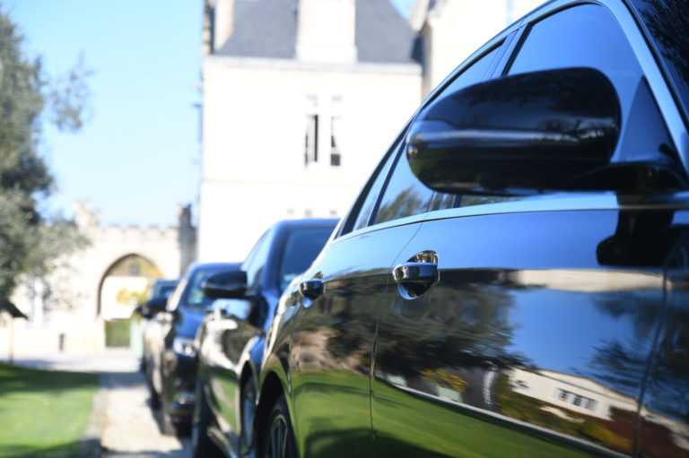 Les voitures d'Aquitaine Business driver lors d'un événement privé.
